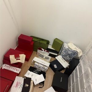 Authentic designer boxes for sale-Valentino, Chanel, Gucci, Dior, Louis Vouitton